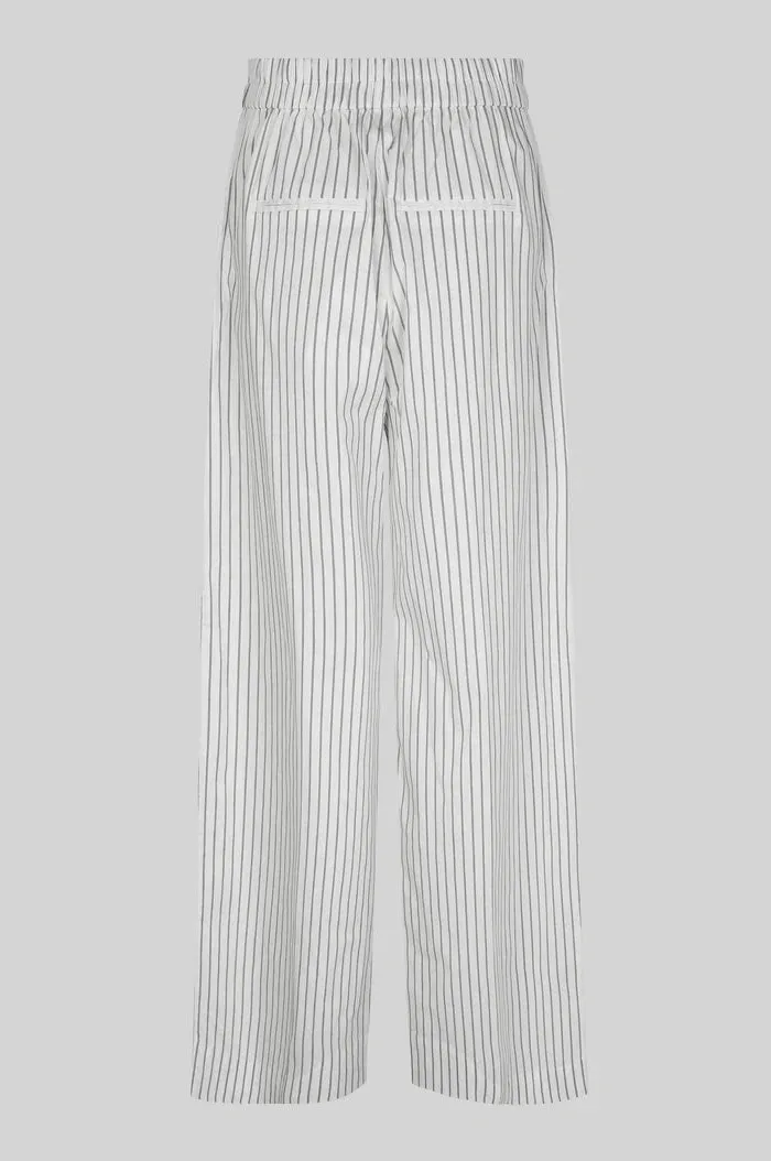 SOALON STRIPED PANT BLACK/WHITE