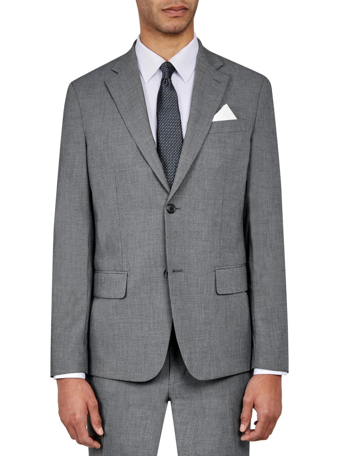 Solid Tailored Suit