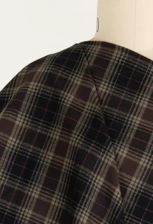 Tahoe Plaid Cotton Flannel Woven