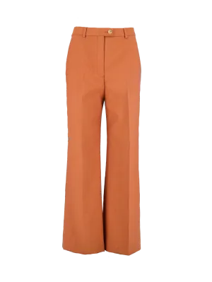 tailored wool trousers