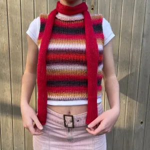 The Fusion Vest - handmade knitted sweater vest