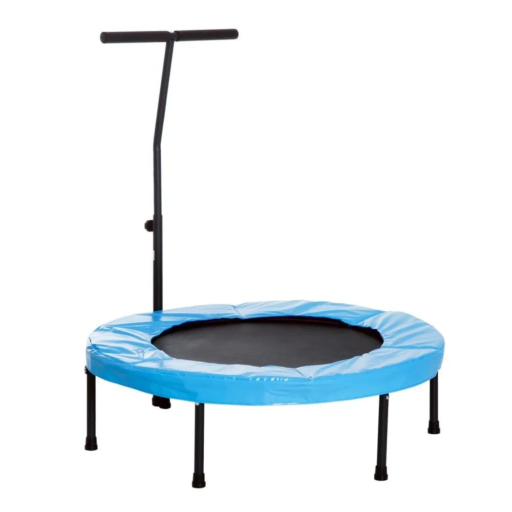 Trampoline Rebounder Adjustable Jumper, 40""-Blue