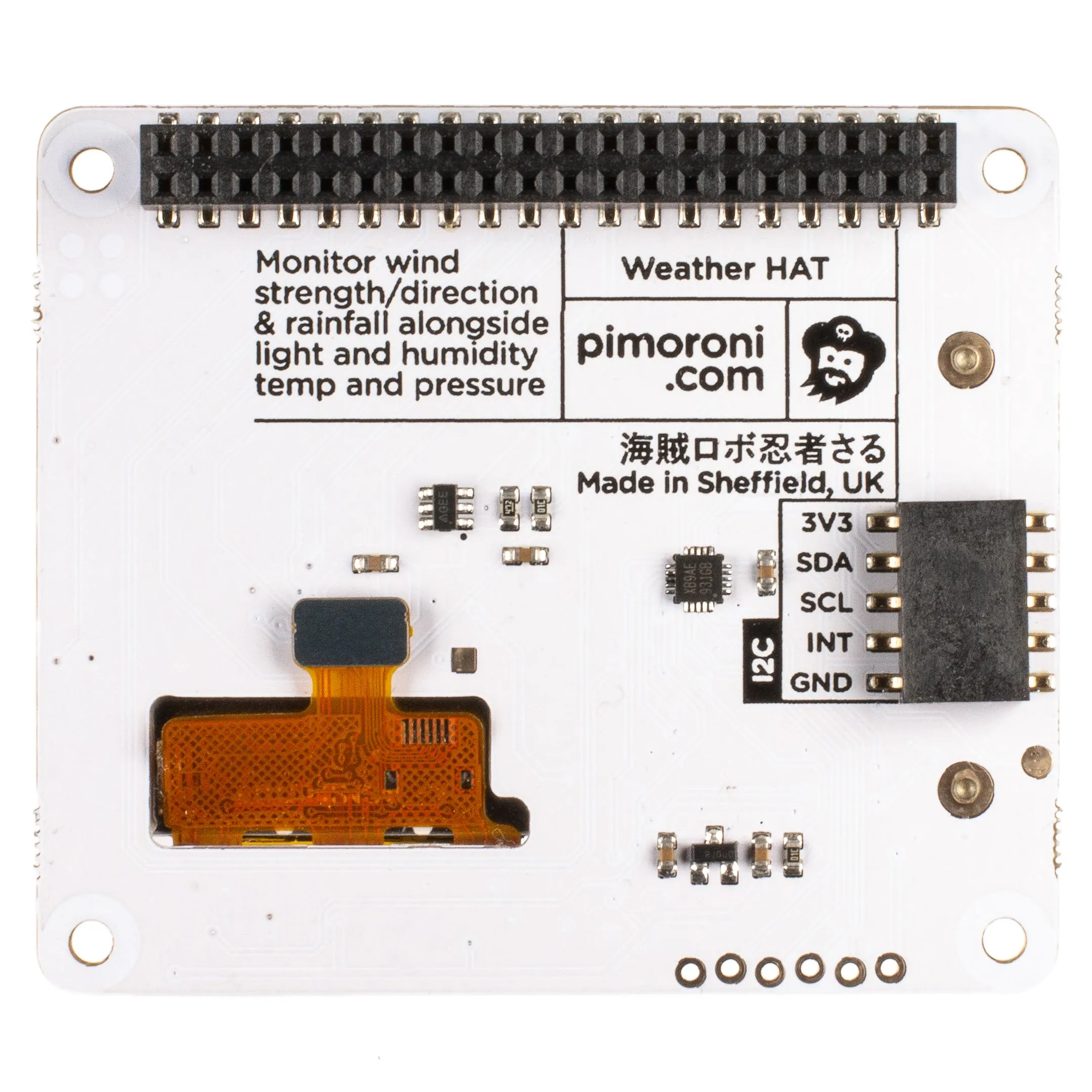 Weather HAT   Weather Sensors Kit